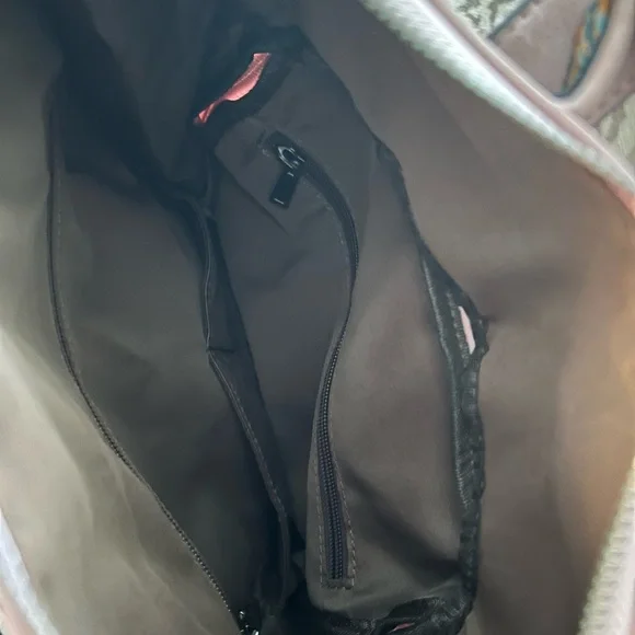 Brand New no tags Beautiful Pink Soft leatherish Backpack - Picture 2 of 5